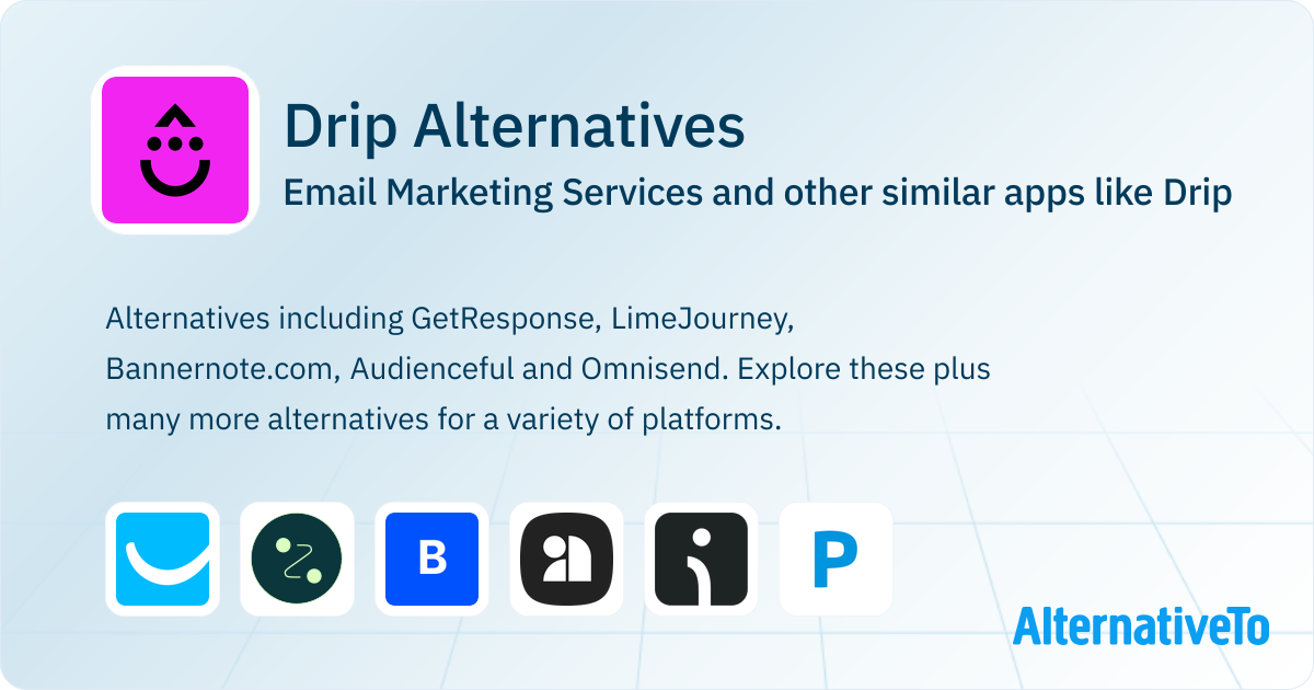 Drip Alternatives: Top 23 Email Marketing Services & Similar Websites ...