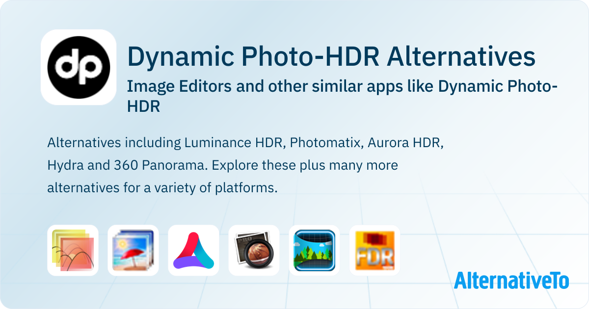 Dynamic Photo-HDR Alternatives: Top 17 Image Editors & Similar Apps ...