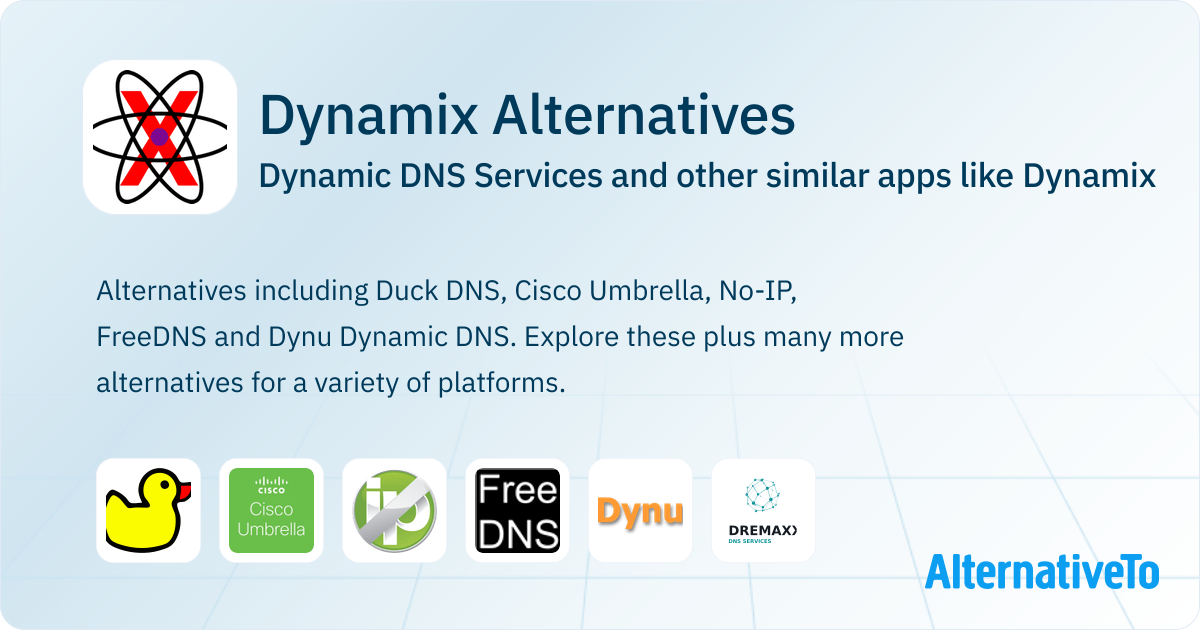 Dynamix Alternatives: Top 10 Dynamic DNS Services & Similar Websites ...