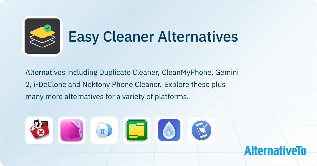 Easy Cleaner Alternatives and Similar Apps | AlternativeTo