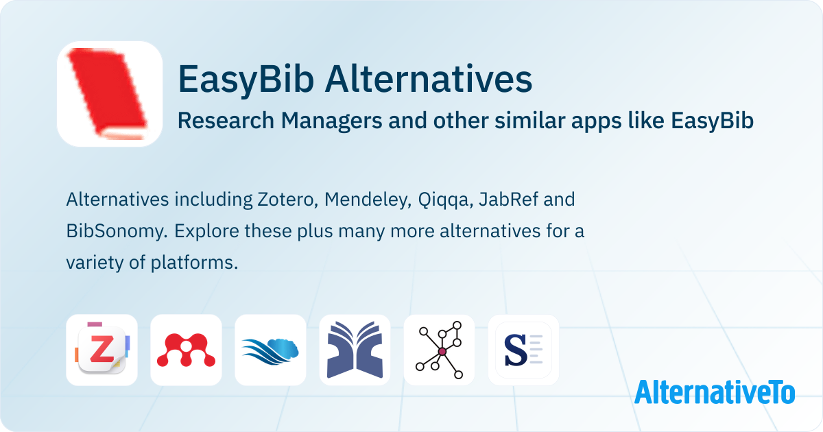 EasyBib Alternatives: Top 12 Research Managers & Similar Apps ...