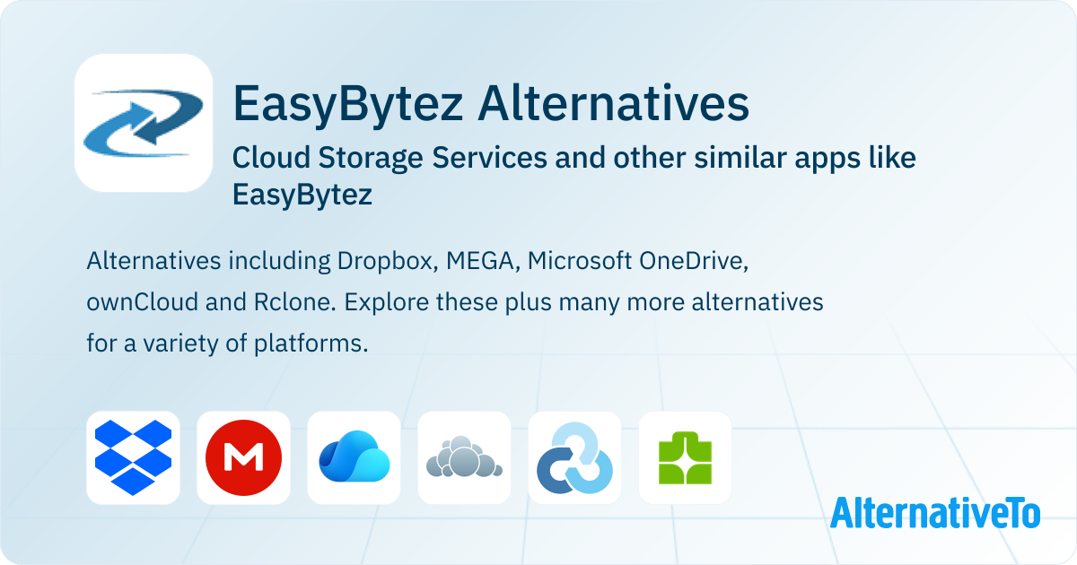 EasyBytez Alternatives: Top 12 Cloud Storage Services & Similar ...