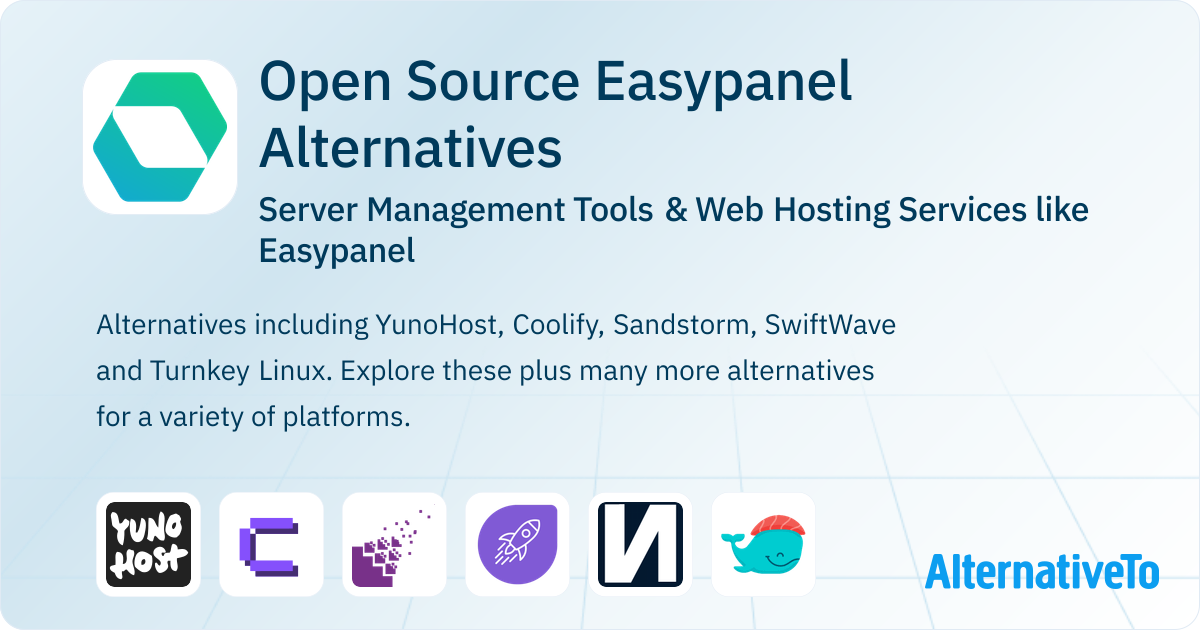 Open Source Easypanel Alternatives: Top 15 Server Management Tools ...