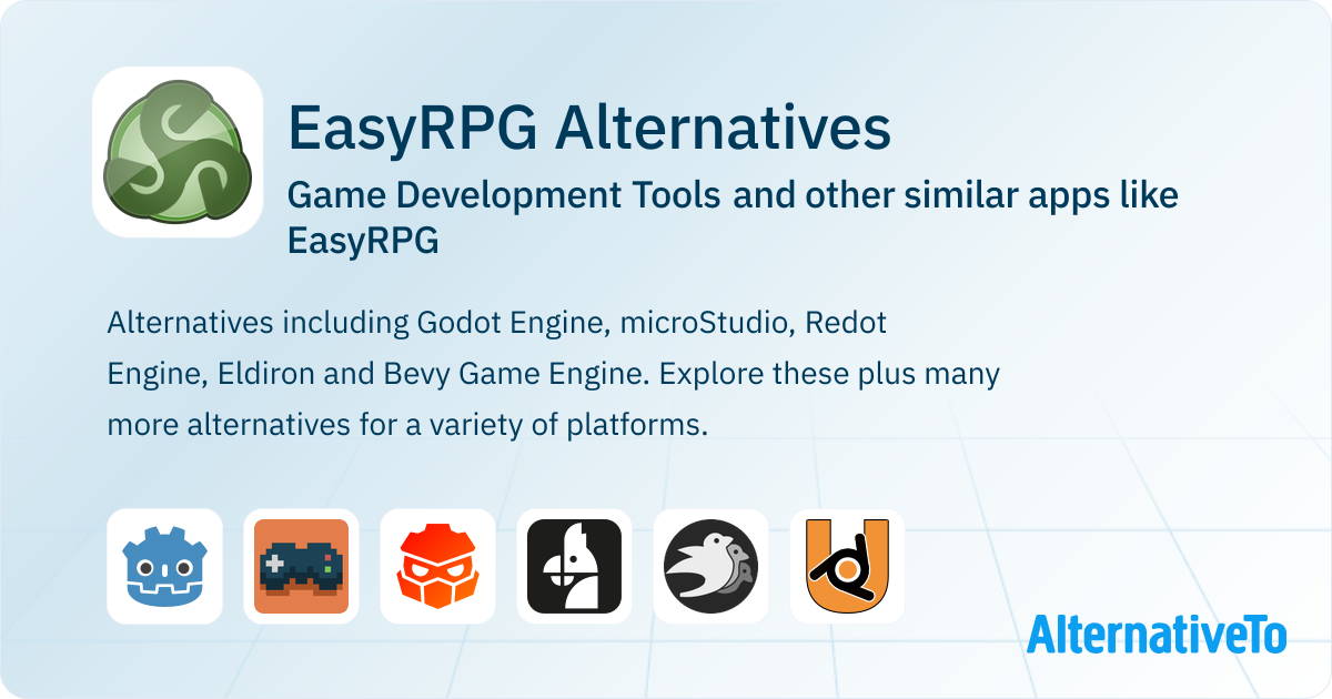 EasyRPG Alternatives: Top 12 Game Development Tools & Similar Apps ...