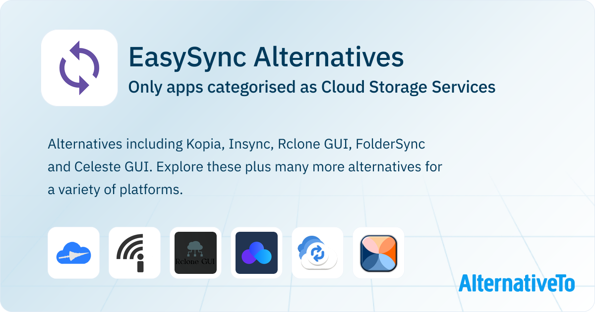 EasySync Alternatives: Top 14 Cloud Storage Services | AlternativeTo