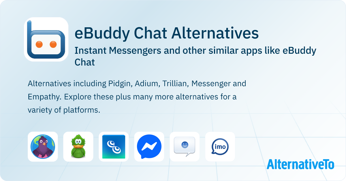 eBuddy Chat Alternatives: Top 12 Instant Messengers & Similar Apps ...