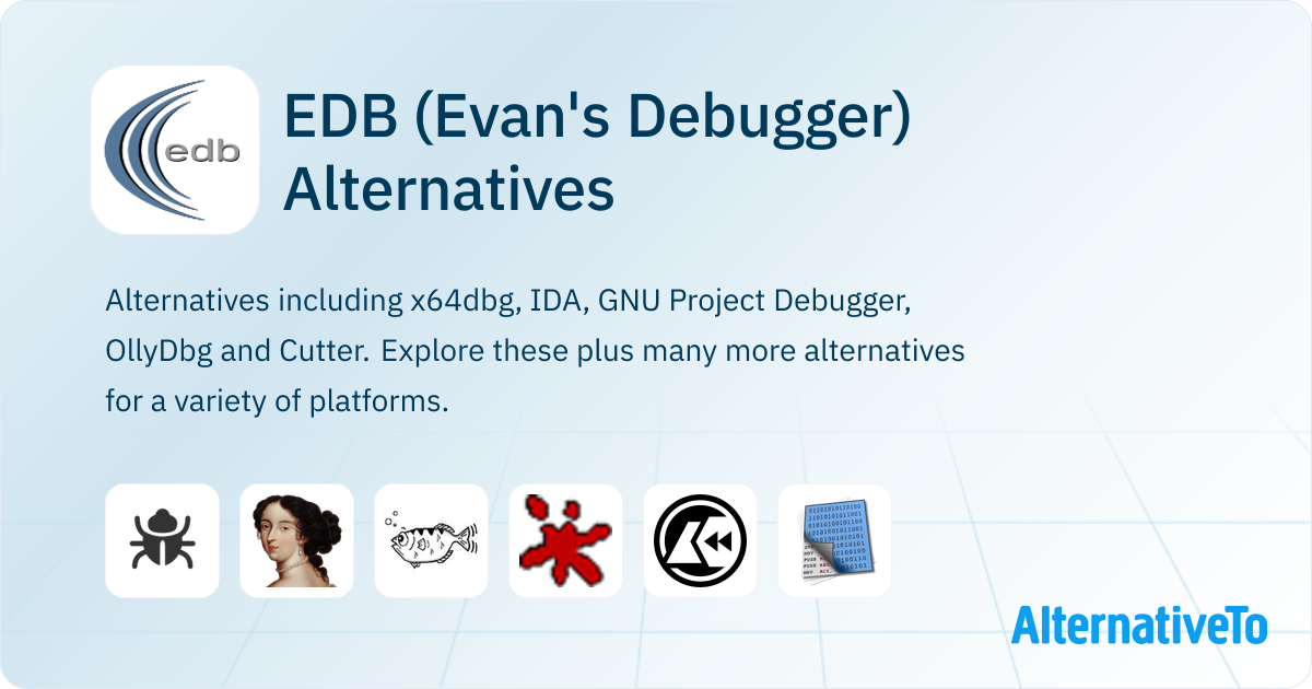 EDB (Evan's Debugger) Alternatives - Explore Similar Software ...