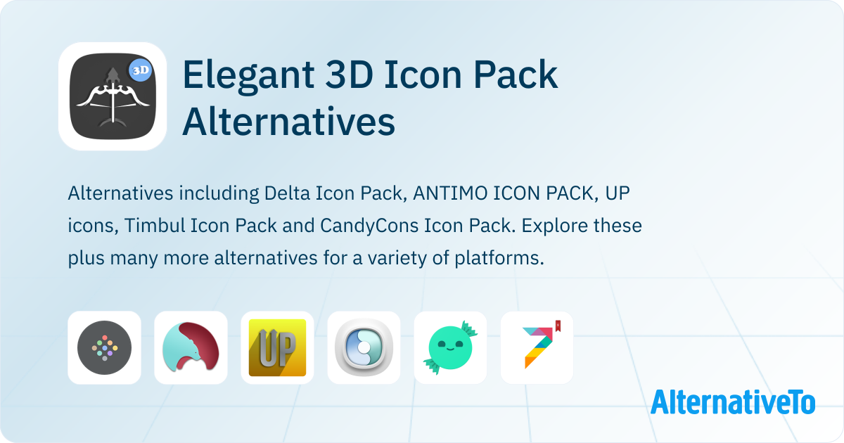 Elegant 3D Icon Pack Alternatives and Similar Apps | AlternativeTo