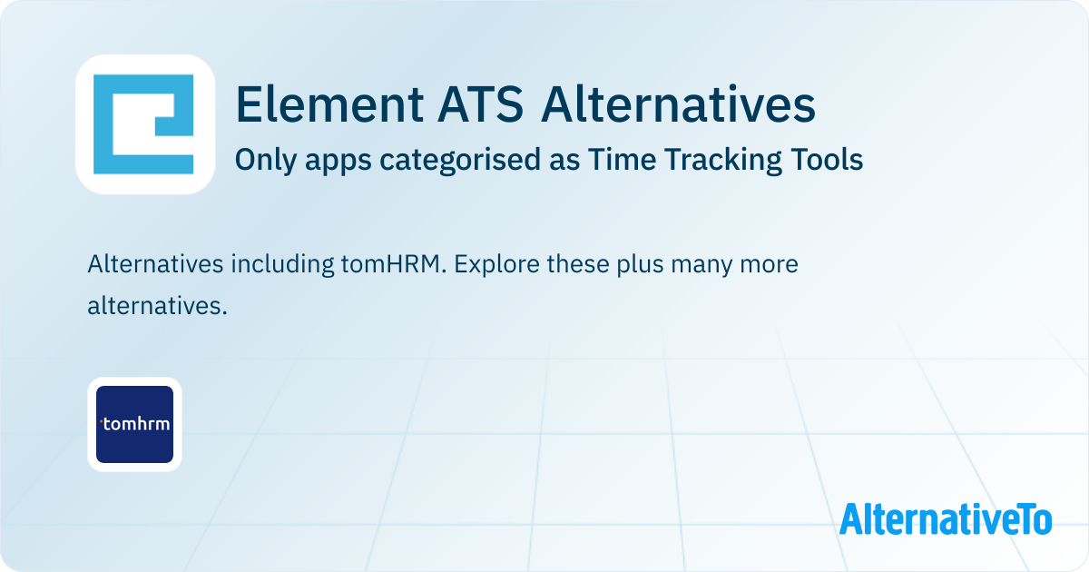Element ATS Alternatives: Top 1 Time Tracking Tools | AlternativeTo