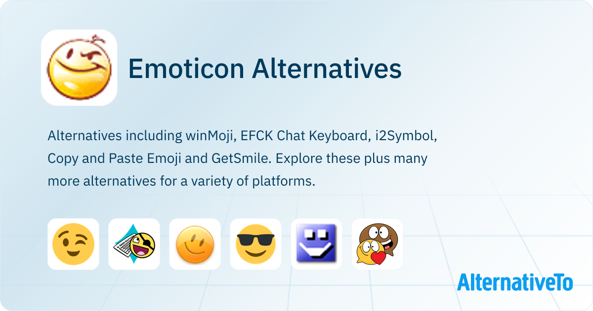 Emoticon Alternatives - Explore Similar Software | AlternativeTo