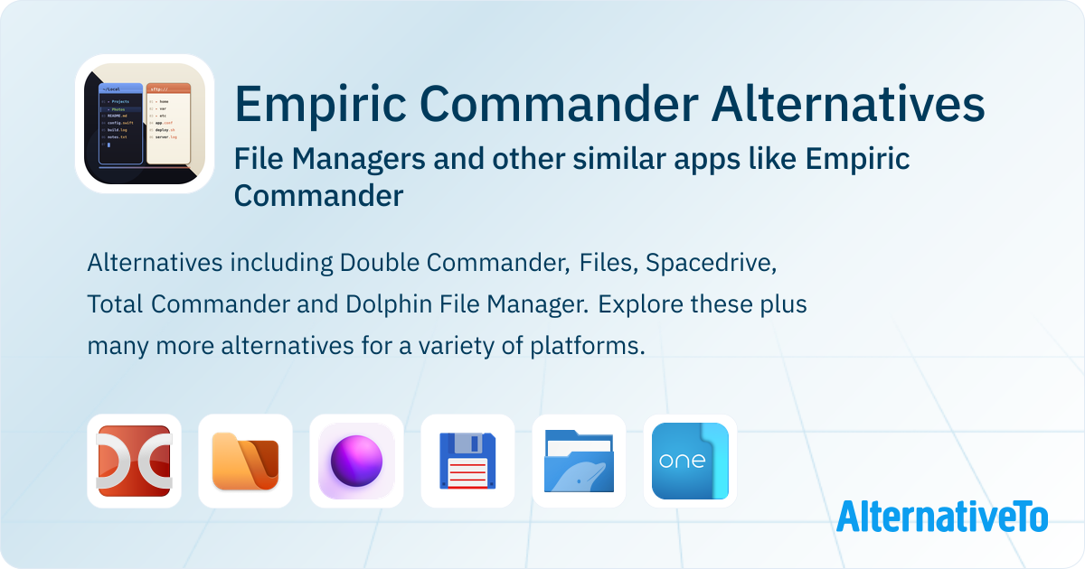 Empiric Commander Alternatives: Top 12 File Managers & Similar Apps ...