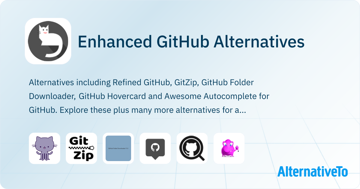 github aamirg Images High Quality Grahic Enhanced GitHub Alternatives - Explore Similar Apps | AlternativeTo