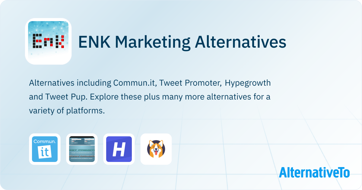 ENK Marketing Alternatives Explore Similar Software AlternativeTo enk-marketing-alternatives-explore-similar-software-alternativeto