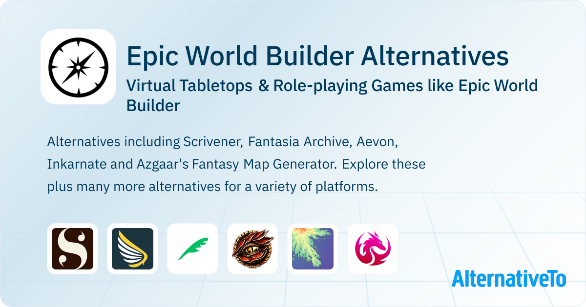 Epic World Builder Alternatives: Top 12 Virtual Tabletops | AlternativeTo