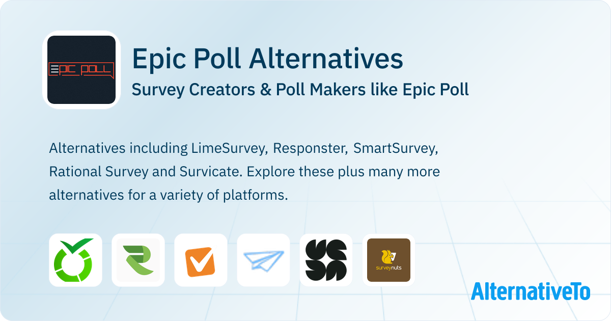 Epic Poll Alternatives: Top 14 Survey Creators & Poll Makers ...