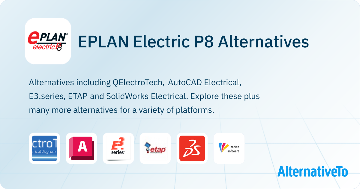 Eplan Alternative EPLAN Electric P8 Alternatives - Explore Similar Software | AlternativeTo