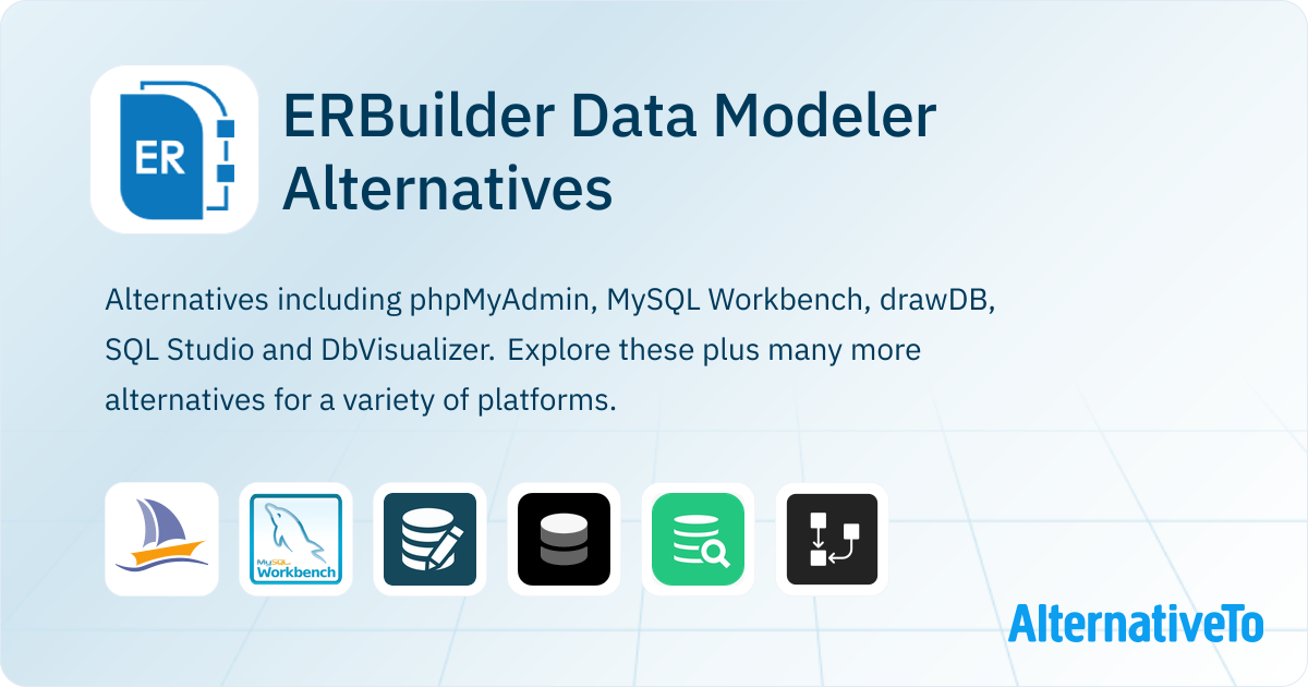 ERBuilder Data Modeler Alternatives - Explore Similar Software ...