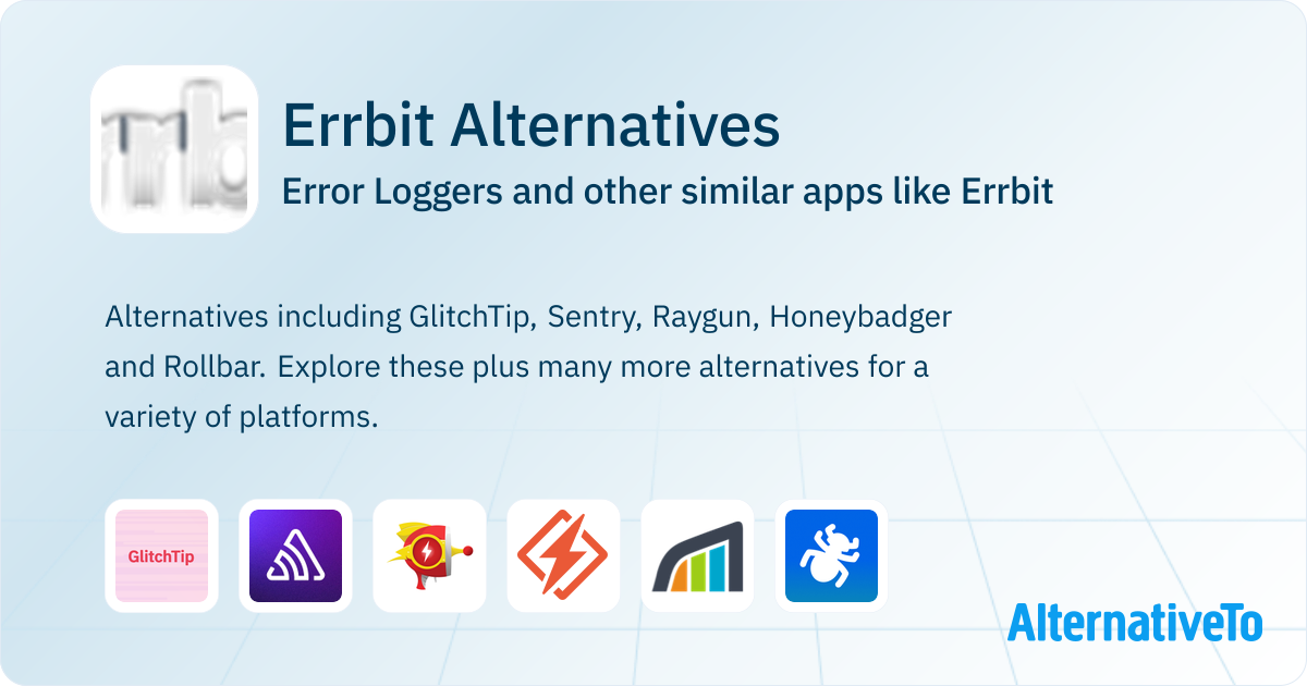 Errbit Alternatives: Top 12 Error Loggers & Similar Websites ...