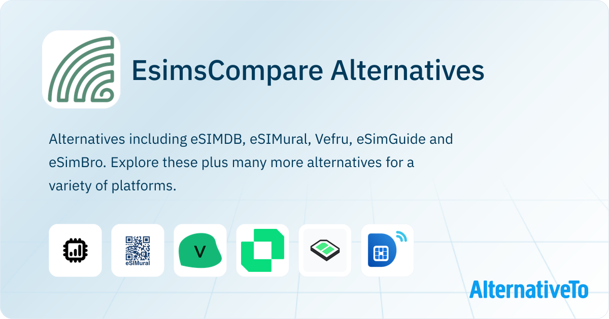Sim Compare EsimsCompare Alternatives - Explore Similar Sites & Apps | AlternativeTo