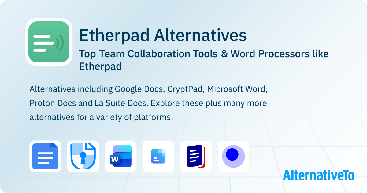 Great Etherpad Alternatives: Top Team Collaboration Tools in 2026 ...