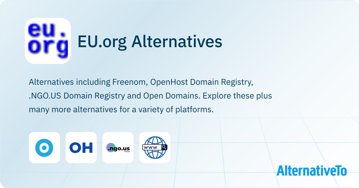 EU.org Alternatives - Explore Similar Sites & Apps | AlternativeTo