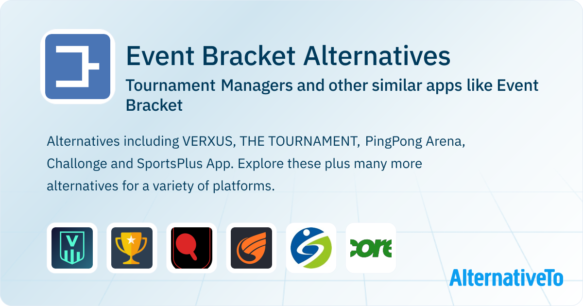 Event Bracket Alternatives: Top 23 Tournament Managers & Similar ...