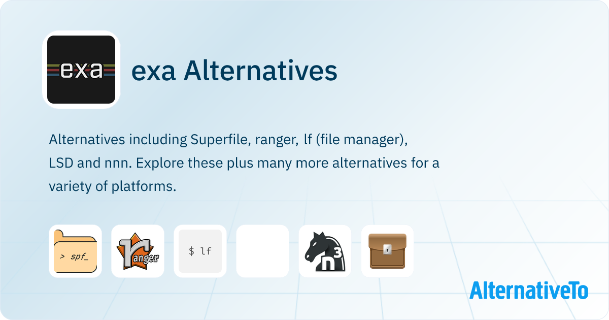 exa Alternatives - Explore Similar Software | AlternativeTo
