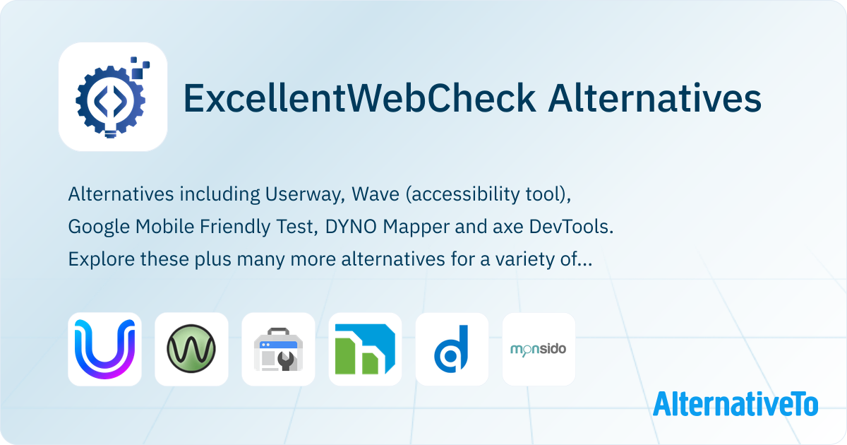 ExcellentWebCheck Alternatives - Explore Similar Sites & Apps ...