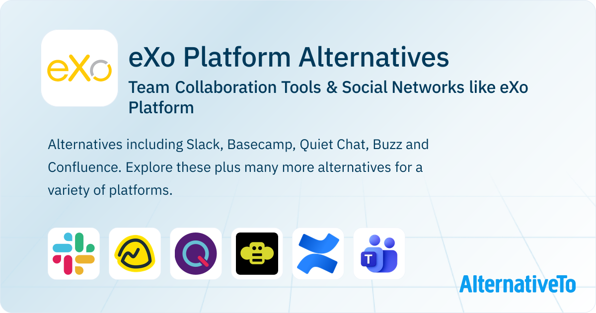 eXo Platform Alternatives: Top 12 Team Collaboration Tools | AlternativeTo
