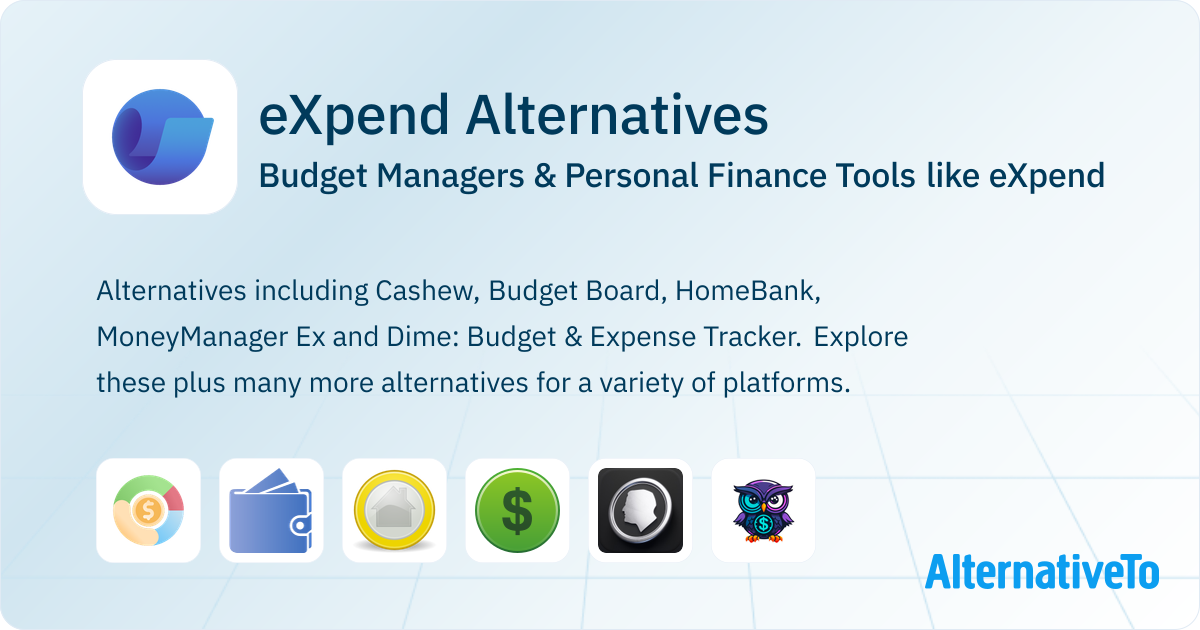 eXpend Alternatives: Top 12 Budget Managers | AlternativeTo