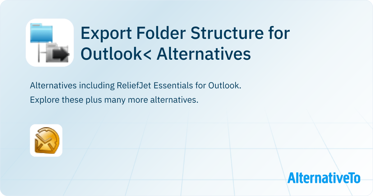 Export Folder Structure for Outlook