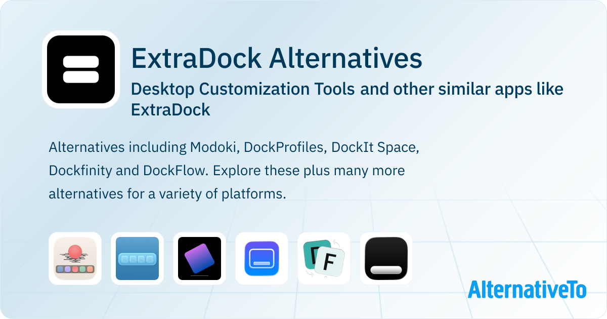 ExtraDock Alternatives: Top 6 Desktop Customization Tools & Similar ...