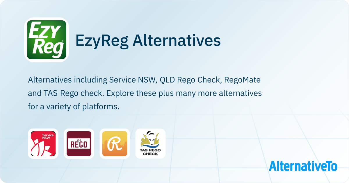 EzyReg Alternatives and Similar Apps | AlternativeTo