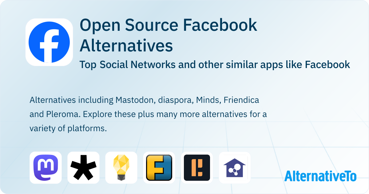 Open Source Facebook Alternatives: Top 12 Social Networks | AlternativeTo