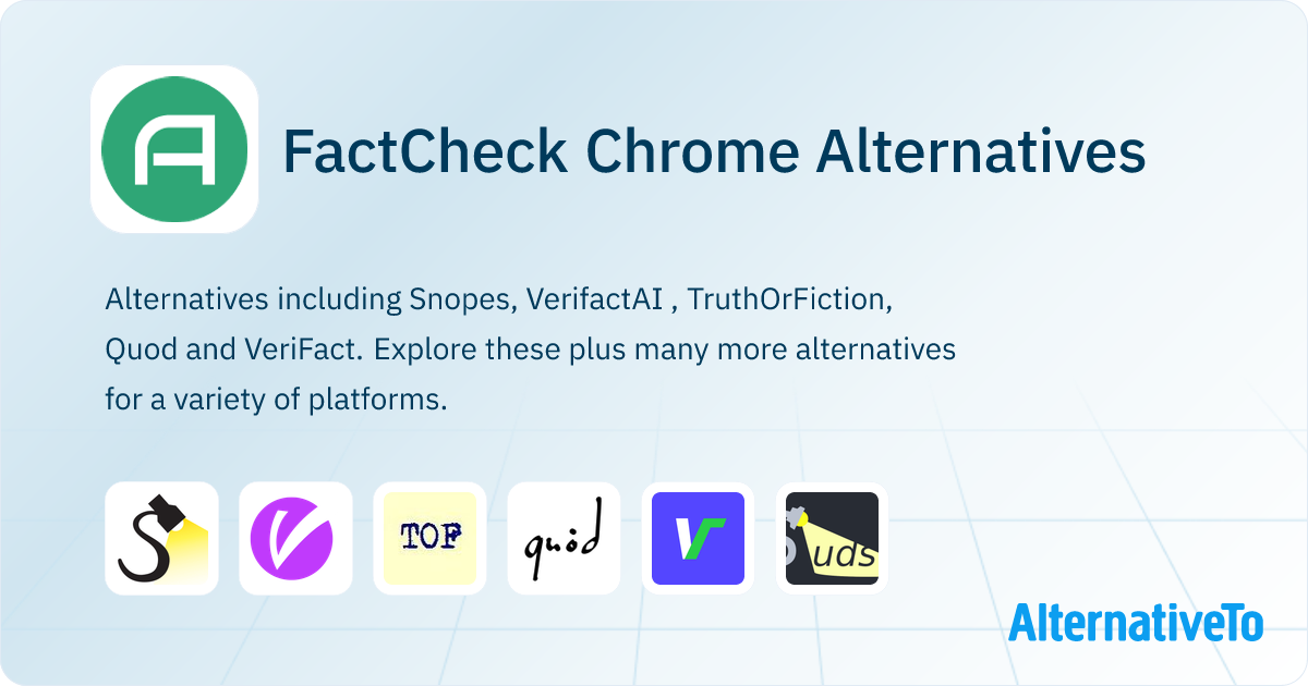 FactCheck Chrome Alternatives - Explore Similar Extensions & Add-Ons ...