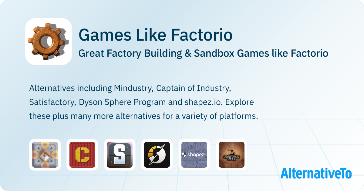 Free Factorio Alternatives: Top 3 Online Factory Building Games ...