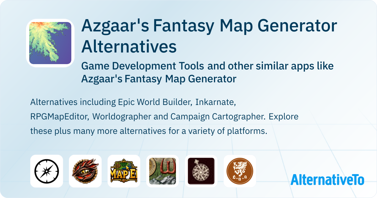 Azgaar's Fantasy Map Generator Alternatives: Top 9 Game Development ...