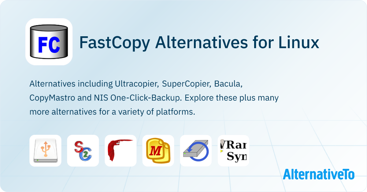 FastCopy Alternatives for Linux: Top 7 File Copy Utilities & Similar ...