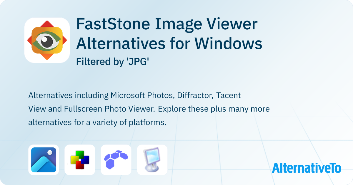 Fast View Photo FastStone Image Viewer Alternatives for Windows filtered by 'jpg ...