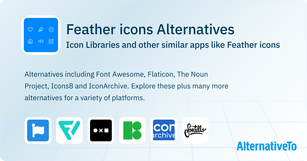 Feather icons Alternatives: Icon Libraries & Similar Apps - Page 2 ...