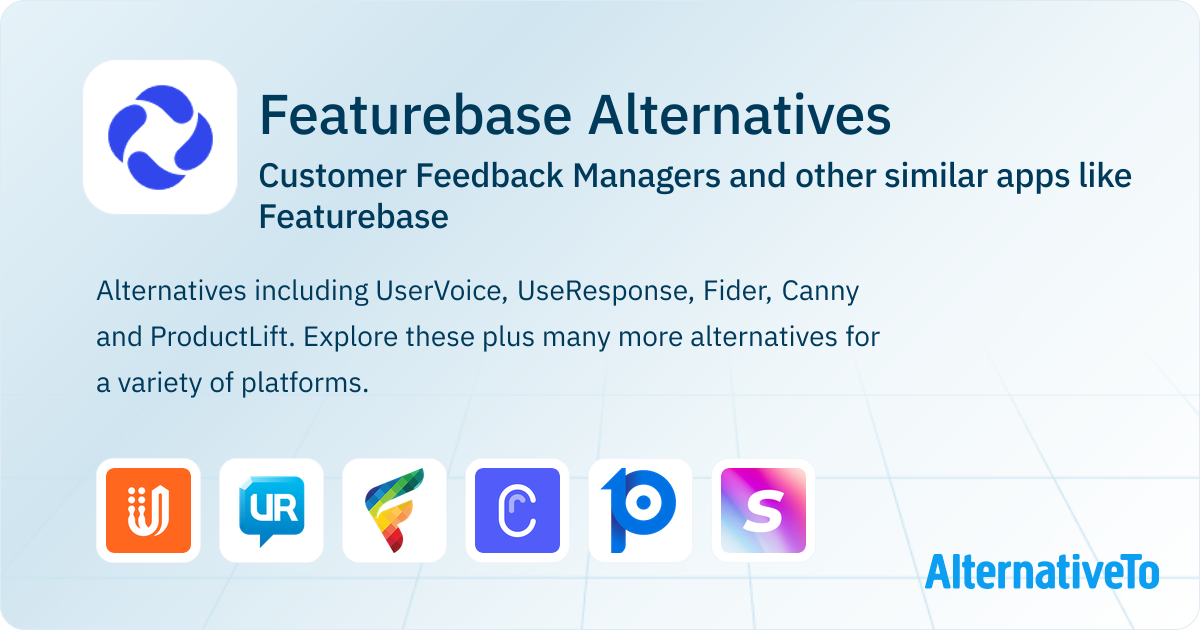 Featurebase Alternatives: Top 12 Customer Feedback Managers & Similar ...