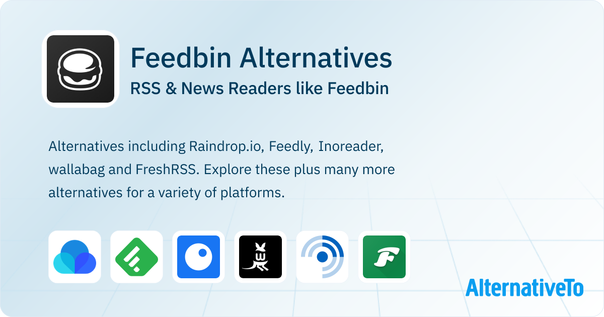Feedbin Alternatives: Top 12 RSS & News Readers | AlternativeTo