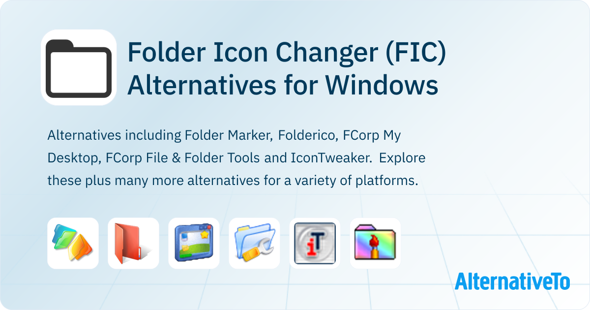 Folder Icon Changer (FIC) Alternatives for Windows | AlternativeTo