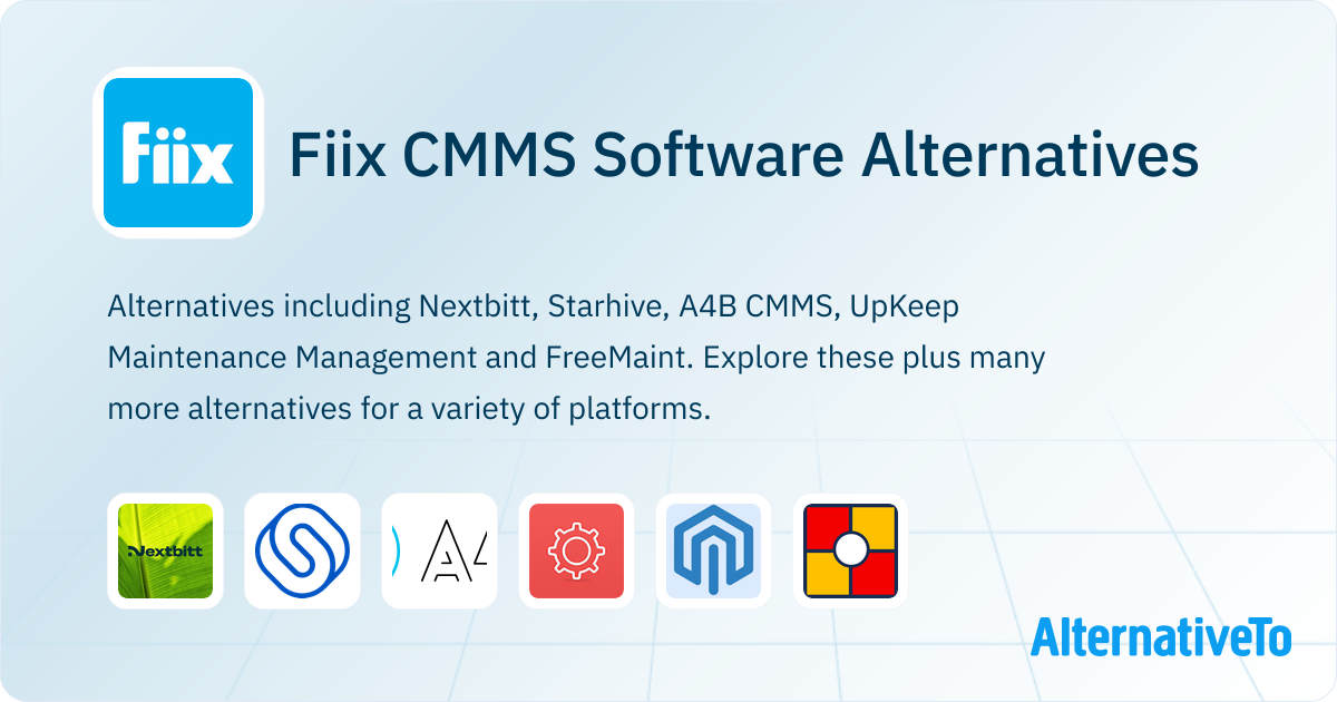 Fiix CMMS Software Alternatives - Explore Similar Apps & Services ...