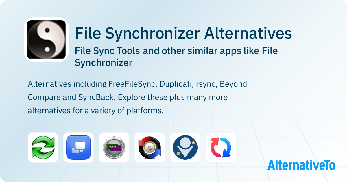 File Synchronizer Alternatives: Top 12 File Sync Tools & Similar Apps ...
