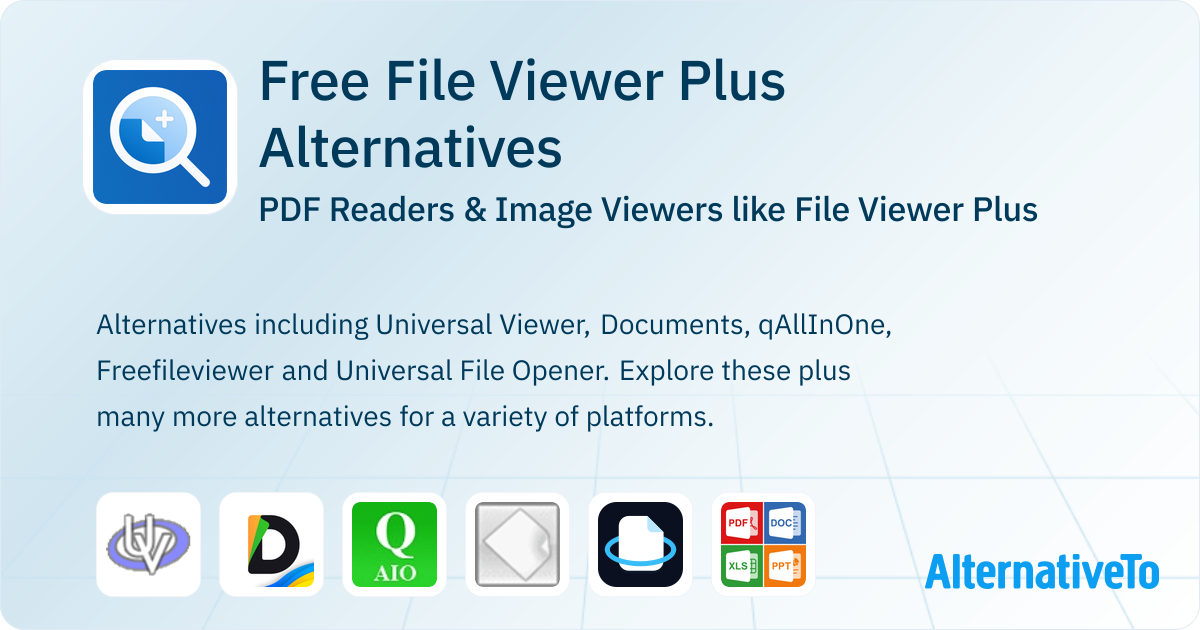 Free File Viewer Plus Alternatives: Top 12 PDF Readers | AlternativeTo
