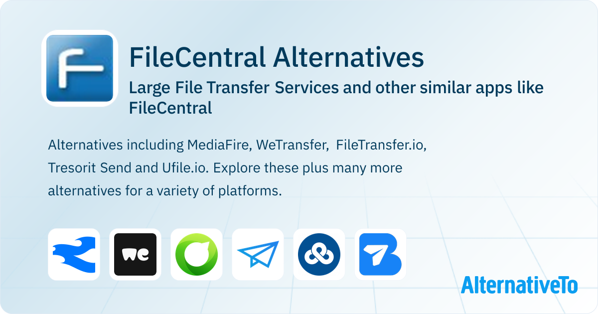 FileCentral Alternatives: Top 12 Large File Transfer Services & Similar ...