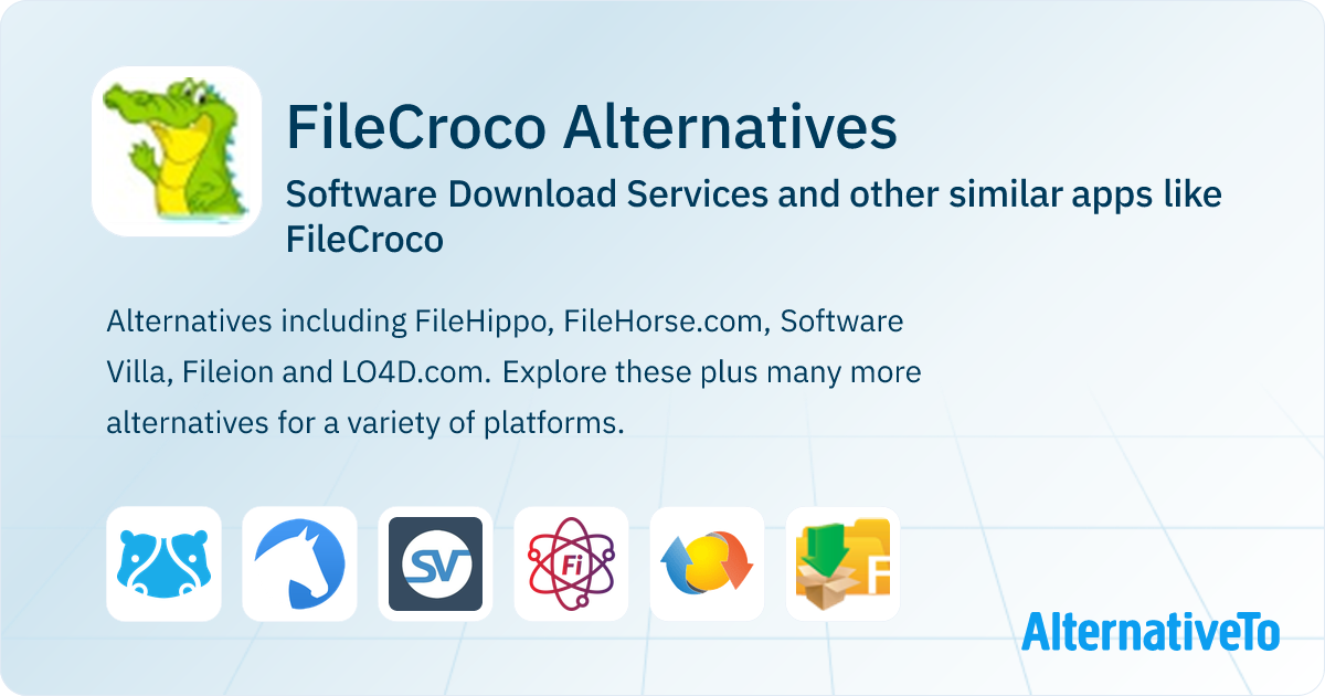 FileCroco Alternatives: Top 17 Software Download Services & Similar ...