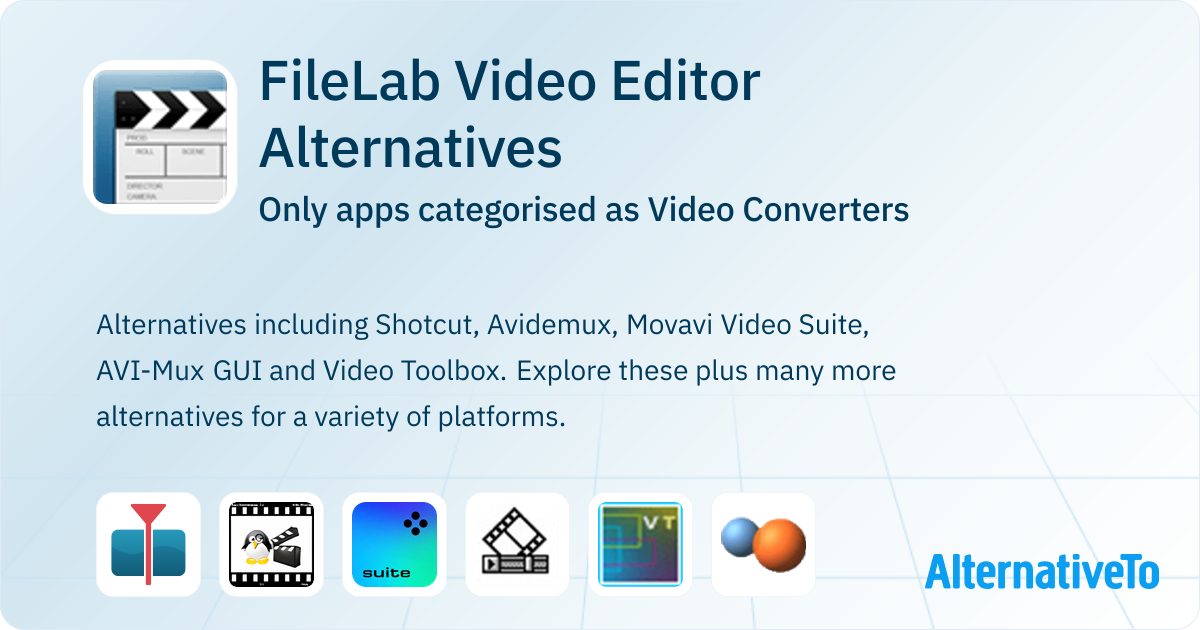 FileLab Video Editor Alternatives: Top 7 Video Converters | AlternativeTo