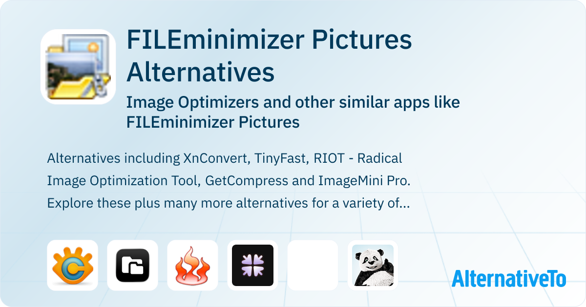 FILEminimizer Pictures Alternatives: Top 12 Image Optimizers & Similar ...